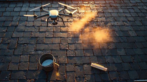 Les avantages des drones pour un nettoyage de toiture durable