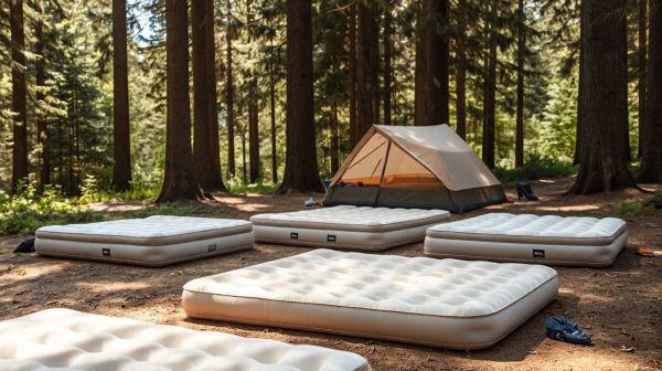 Top 5 matelas gonflables camping pour un sommeil réparateur